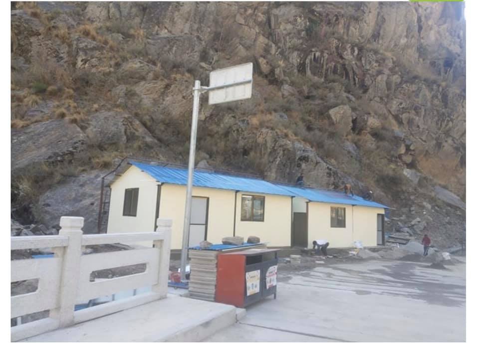 रसुवागढी नाकामा हेल्थ डेक्स भवन निर्माण, अब चेकजाँचमा सहज हुने