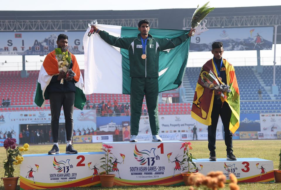 सागमा पाकिस्तानले जितेका दुई स्वर्णसहित तीन पदक खोसियो
