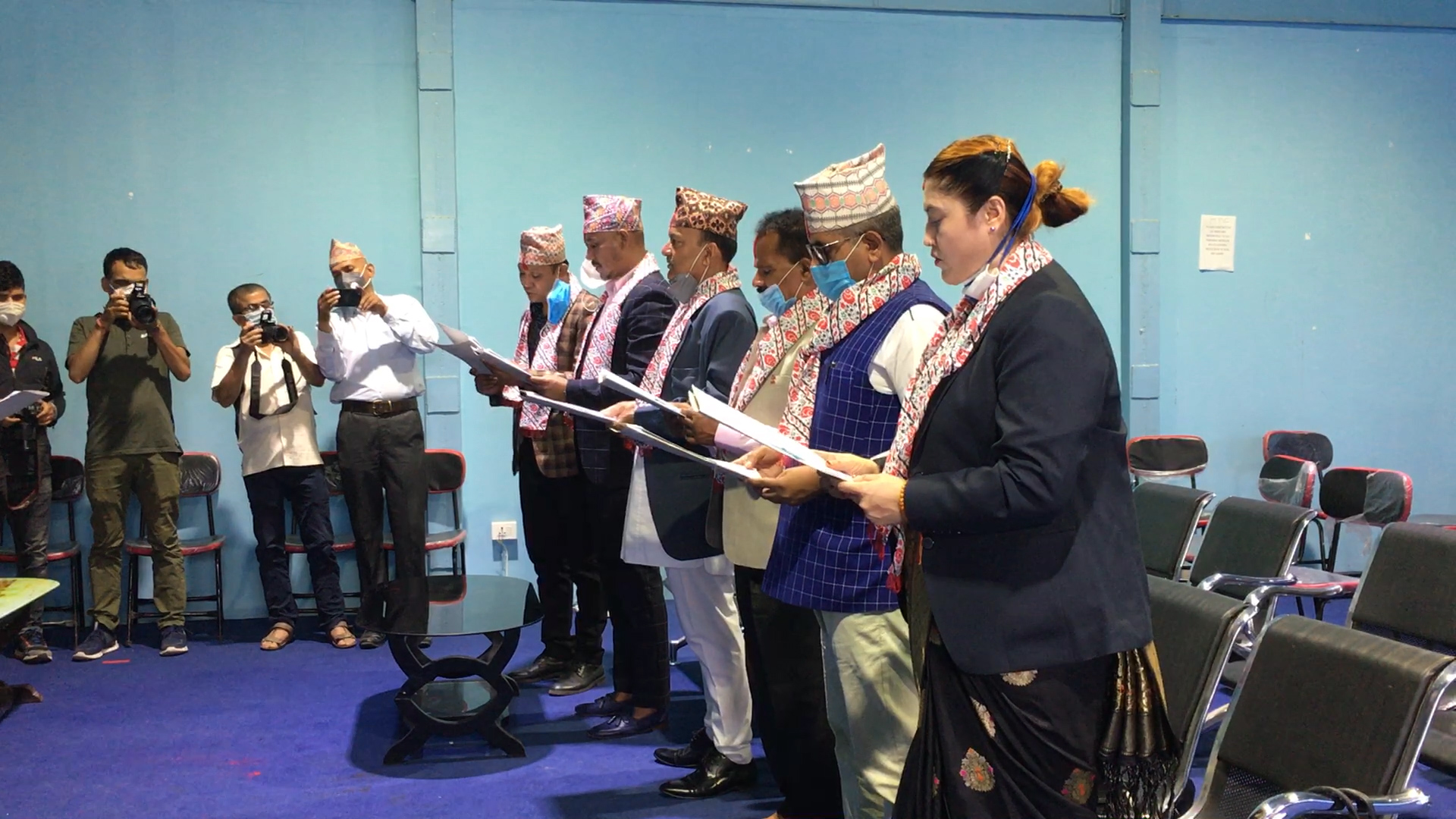 राखेपका बोर्डका नवनियुक्त सदस्यव्दारा पद तथा गोपनियताको सपथ
