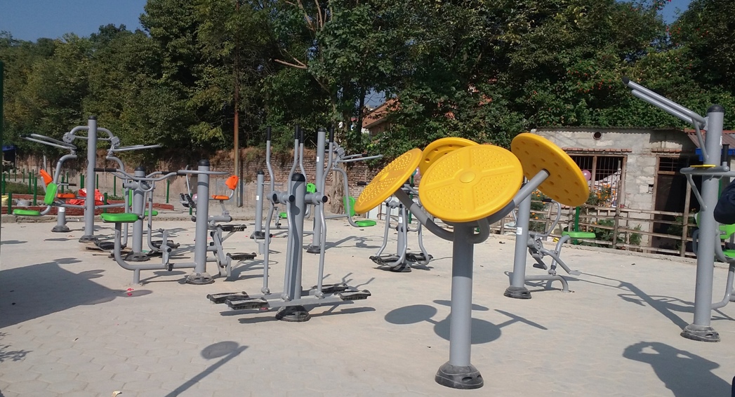 काठमाडौंको स्युचाटारमा खुला ब्यायामशाला सञ्चालनमा