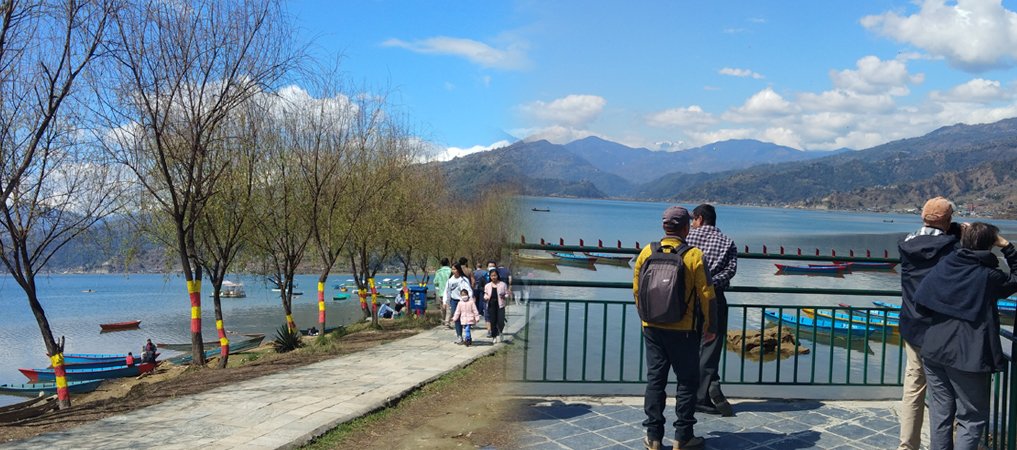 पोखरामा आन्तरिक पर्यटकको चहलपहल बढ्यो