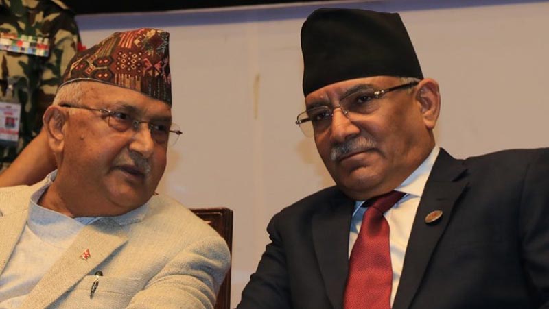नेकपाको कर्णाली प्रदेशसभाभित्रको विवाद पार्टीका अध्यक्षद्वयको आपसी परामर्शमा समाधान हुने