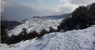 उत्तरी गोरखामा हिमपात