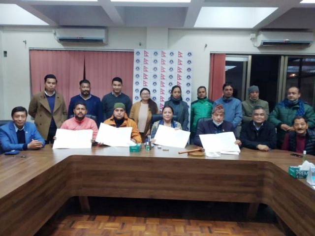 होटेल संघ र केन्द्रीय ट्रेड युनियन संघ-संगठनबीच नयाँ सम्झौता