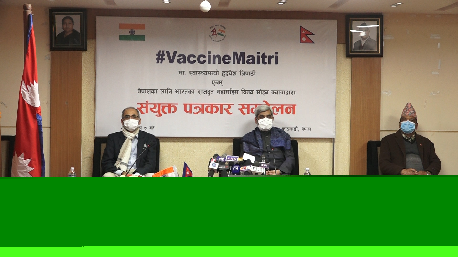 भारतले उपलब्ध गराएको खोप पाँच दिनभित्र जिल्लाका भण्डारणसम्म पुर्याइसक्ने