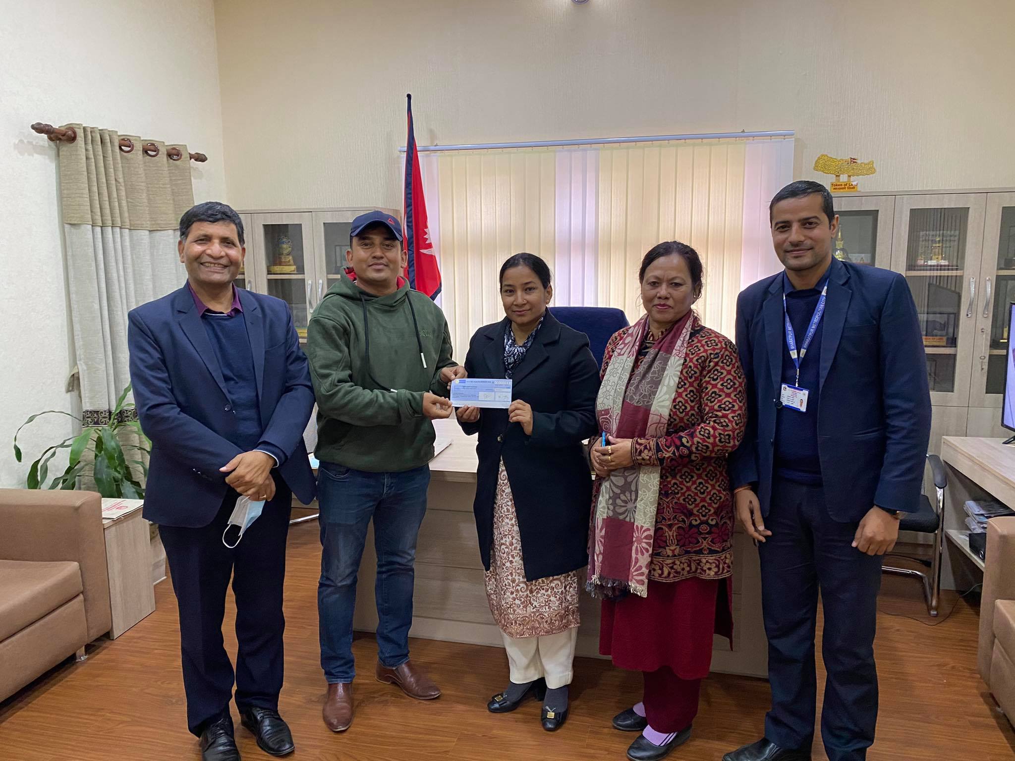 भरतपुर महानगरपालिकाद्वारा ‘धुर्मुस सुन्तली’ फाउन्डेसनलाई ४ करोड सहयोग