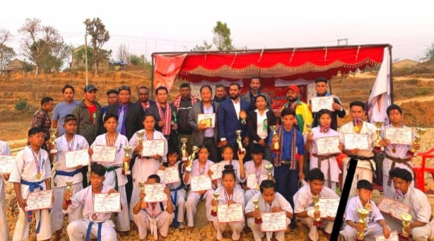 पाँचौ जिल्लास्तरीय शिन क्योकुशिन कराँते प्रतियोगिता- २०७७ सम्पन्न