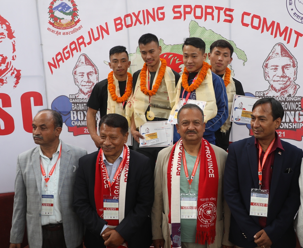 वीर गणेशमान सिंह स्मृति बागमती प्रदेशस्तरीय बक्सिङ प्रतियोगितामा चन्द्र र रमिसा उत्कृष्ट