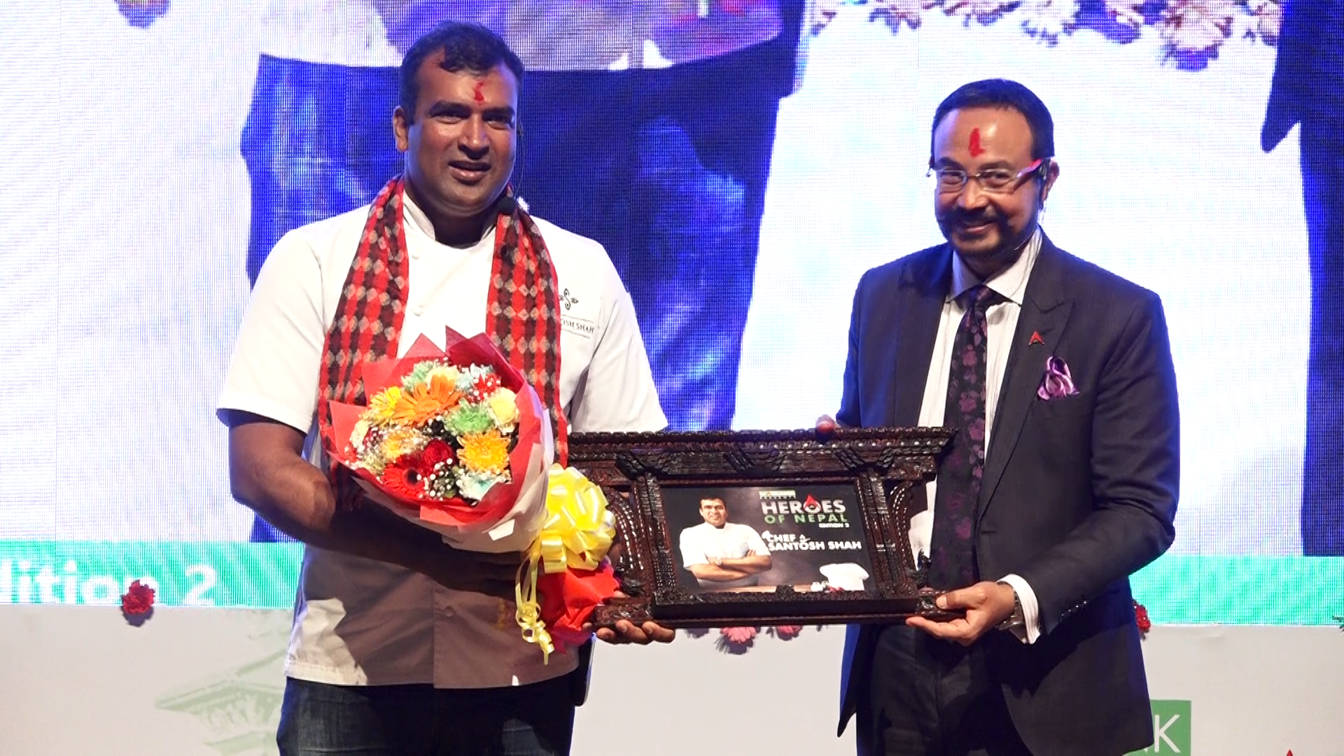 हिरोज अफ नेपाल’मा शेफ सन्तोष साह सम्मानित