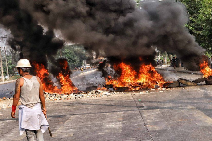 म्यानमारमा प्रहरीको गोलीबाट एकैदिन ३८ प्रदर्शनकारीको मृत्यु