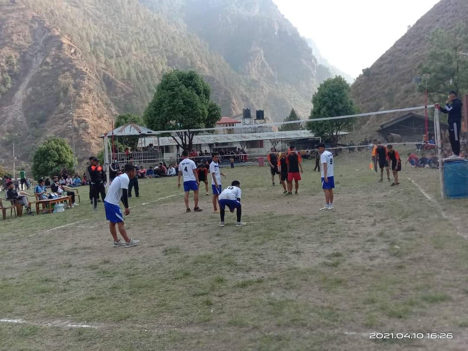नयाँ वर्षको अवसरमा रसुवामा जिल्ला स्तरिय खुल्ला भलिवल प्रतियोगिता सुरु