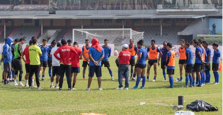राष्ट्रिय फुटबल टोलीको बन्द प्रशिक्षण एक सातापछि शुरु