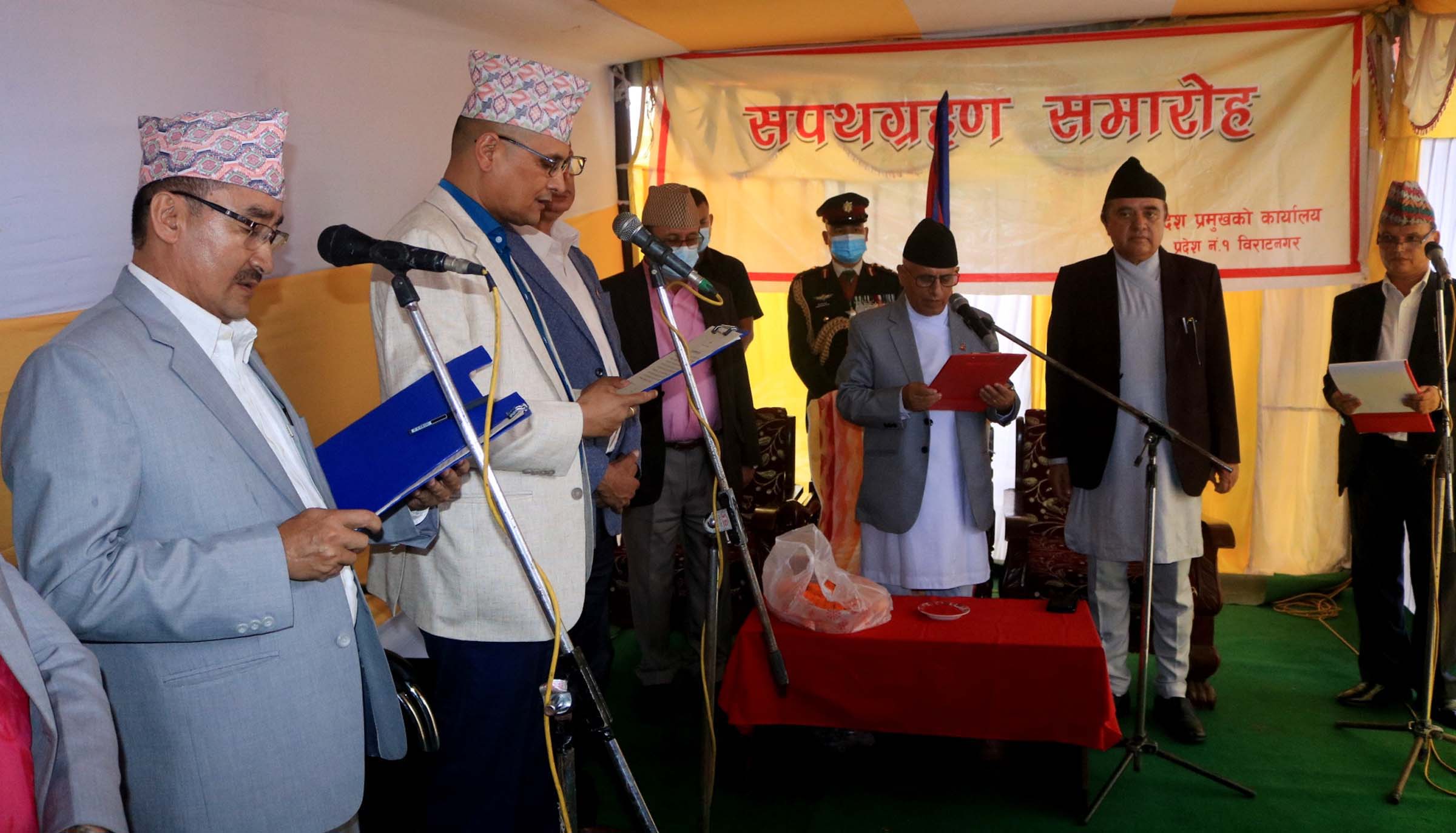 मुख्यमन्त्री भीम आचार्यद्वारा मन्त्रिपरिषद विस्तार