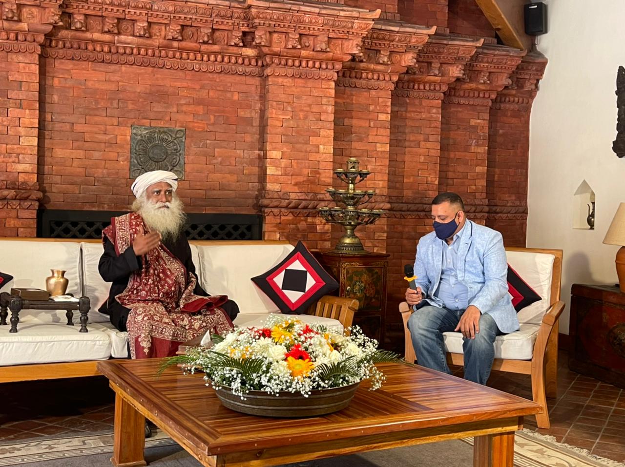 नेपालको पर्यटन प्रर्वद्धनका लागि भारतीय सदगुरुसँग छलफल