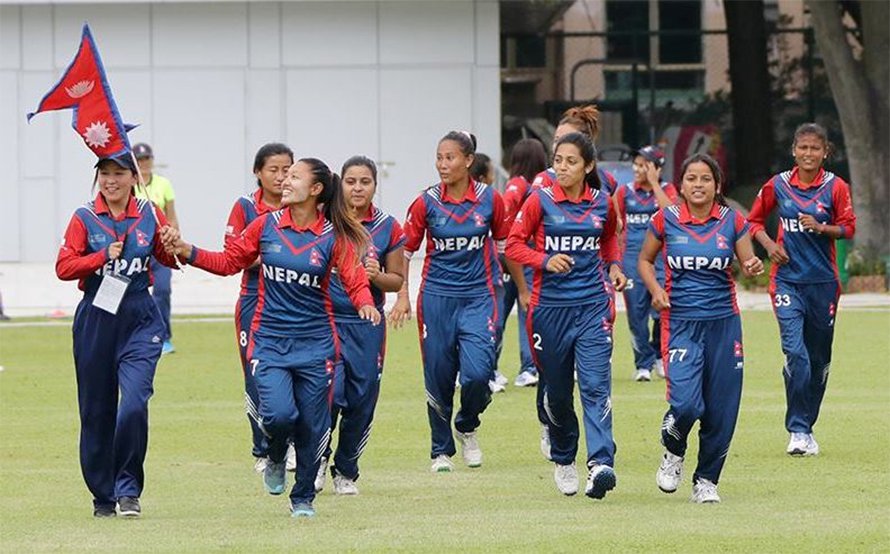 आईसीसी महिला टी-२० विश्वकप छनौट खेलको तयारीका लागि नेपाली टोली बंगलादेश प्रस्थान