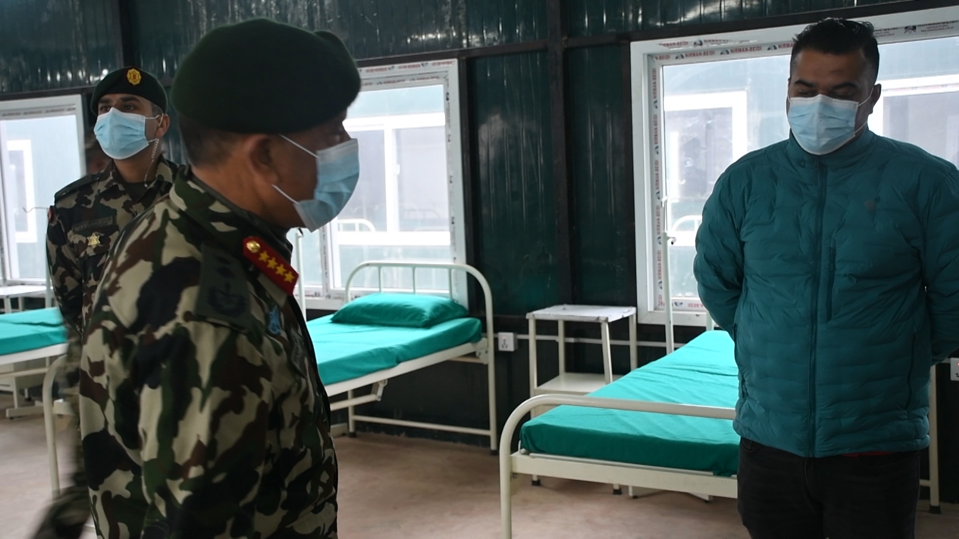 प्रधान सेनापतीद्धारा कञ्चनपुरमा निर्माणाधिन होल्डिङ सेन्टरको निरीक्षण