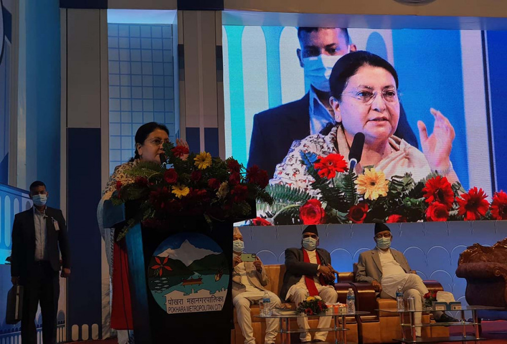 राष्ट्रपतिद्वारा न्यायिक समितिको प्रथम राष्ट्रिय सम्मेलन उद्घाटन
