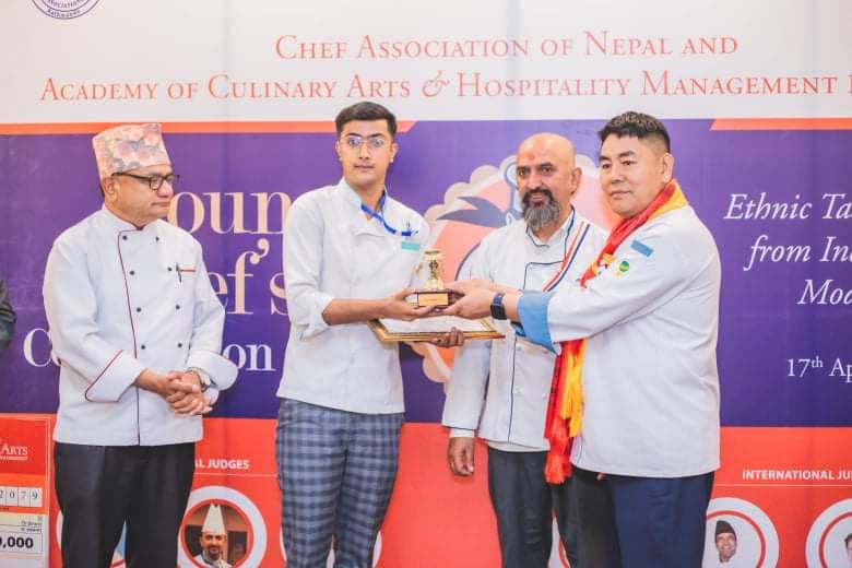 नेपाली मौलिक खानालाई प्रवद्र्धन गर्न युवा सेफ प्रतियोगिता, एकेडेमी अफ कलिनरी आर्ट प्रथम