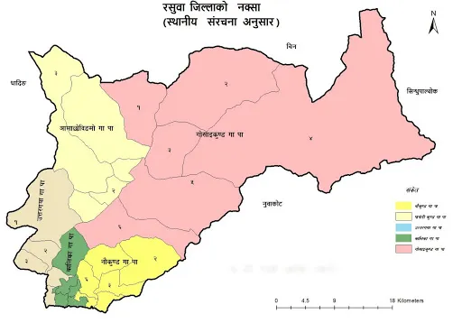 चीनतर्फ भारी बर्षा हुने भएपछि रसुवामा उच्च सतर्कता