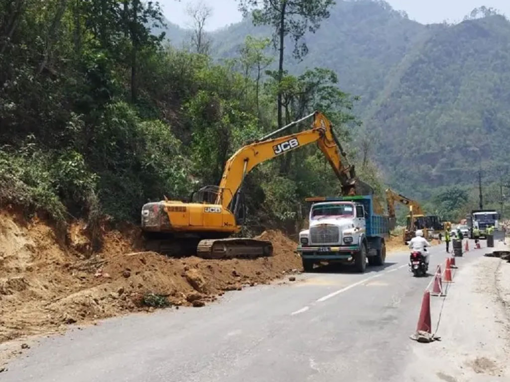 नारायणगढ–मुग्लिन सडक बिहान ११ देखि दिउँसो ३ बजेसम्म सडक बन्द हुने