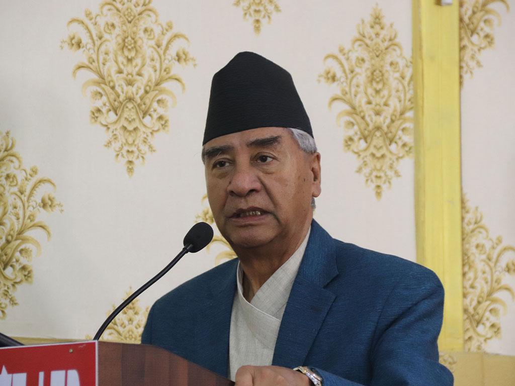 कुनै पनि पार्टीको बहुमत छैन, त्यसैले कुनै न कुनैसँग मिलेर सरकार बनाउनुपर्ने बाध्यता छ : सभापति देउवा