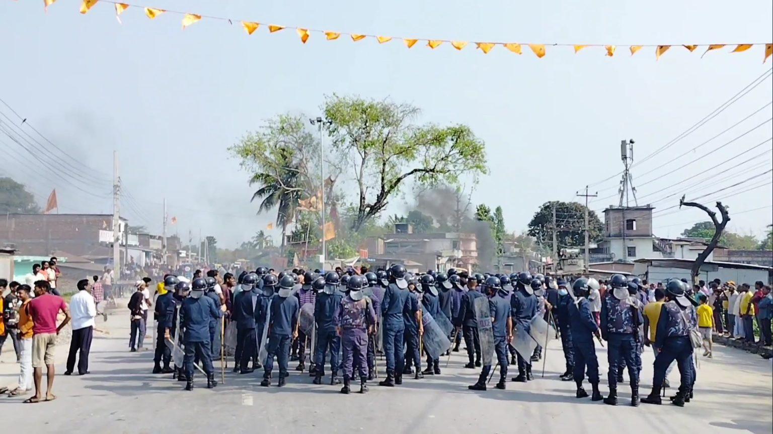 सुनसरीमा आज पनि  कर्फ्यु  जारी