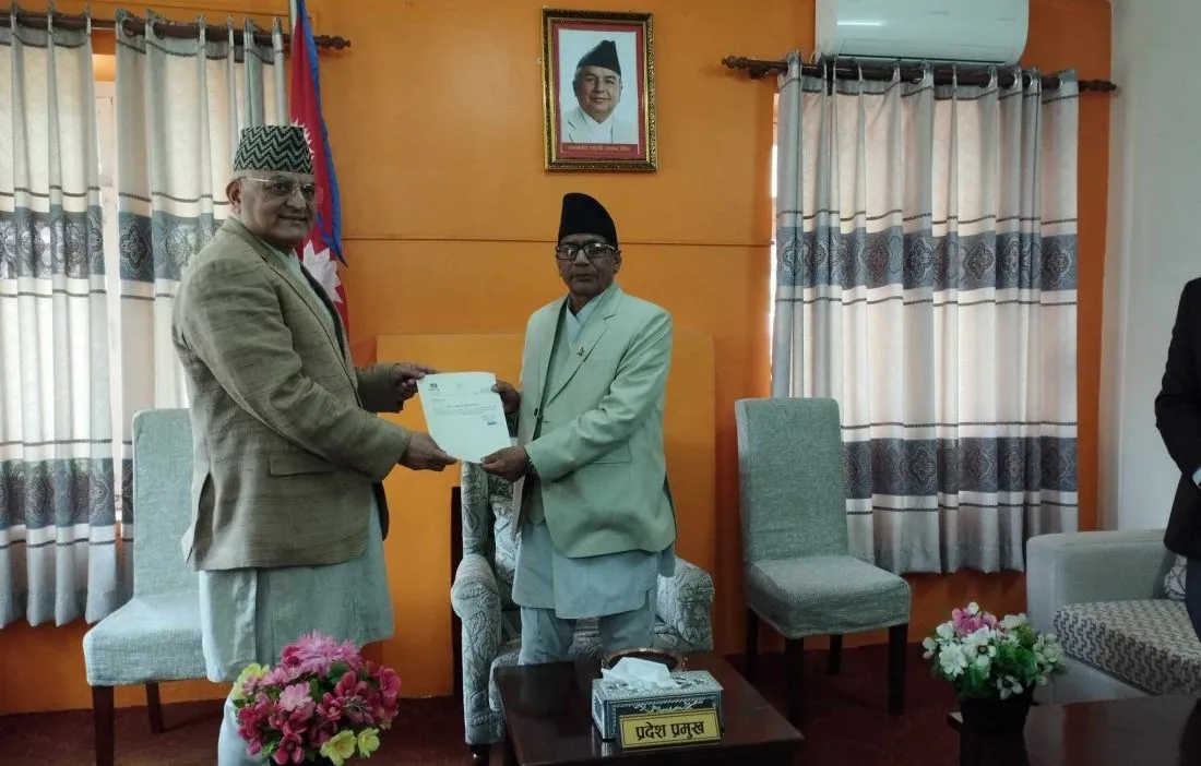 गण्डकीका मुख्यमन्त्री पाण्डेले दिए राजीनामा