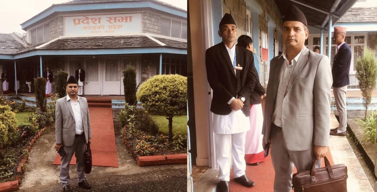 गण्डकीका सांसद फणीन्द्र देवकोटालाई प्रदेशसभा छिर्न रोक