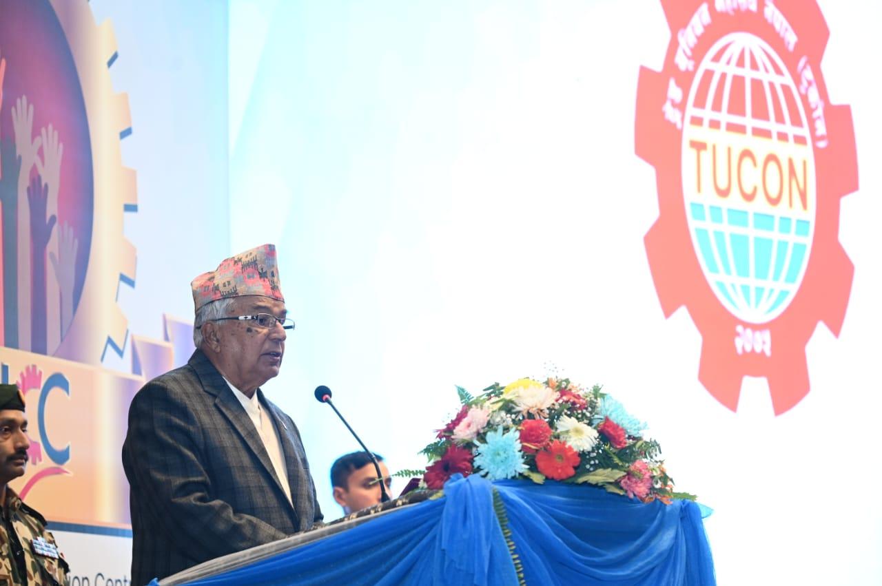 आर्थिक विकासका लागि श्रमप्रतिको सम्मान आवश्यक छ : राष्ट्रपति पौडेल