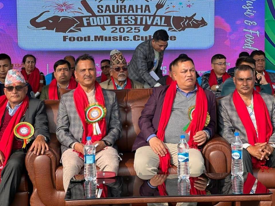 सौराहामा पर्यटक प्रवर्द्धन गर्न खाना महोत्सव सुरु 