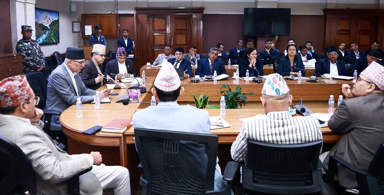 अर्थ मन्त्रालयद्वारा पूँजीगत खर्चबारे विषयगत मन्त्रालयहरुसँग छलफल