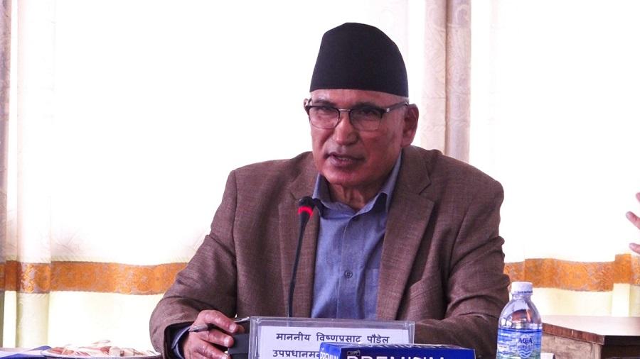 अनुशासित ढङ्गले स्रोत व्यवस्थापन गरेर बजेट ल्याइनेछः अर्थमन्त्री पौडेल