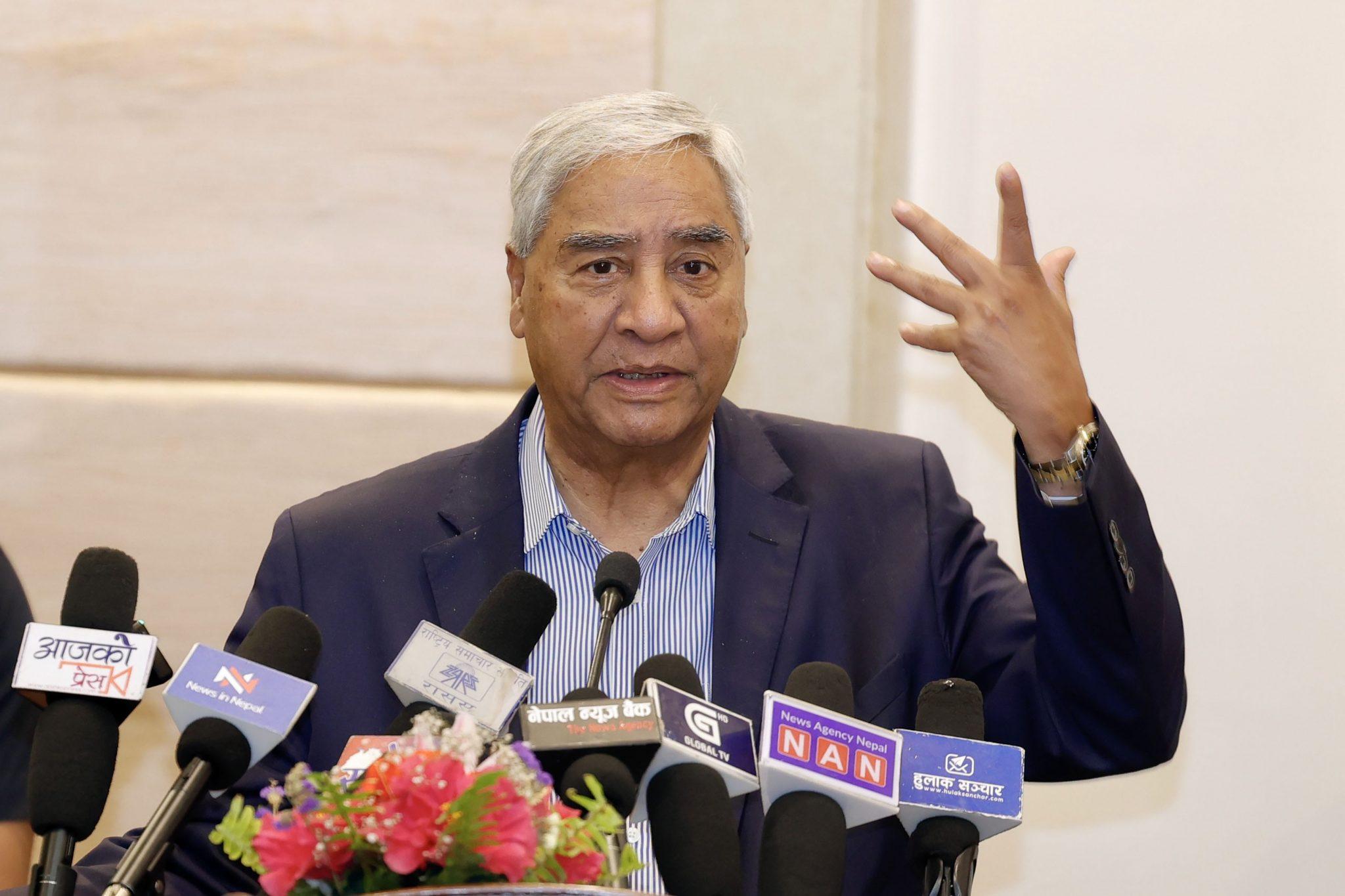 खुला अर्थतन्त्रमा सरकारले व्यापार नभई प्रभावकारी नियमन गर्नुपर्छ : सभापति देउवा