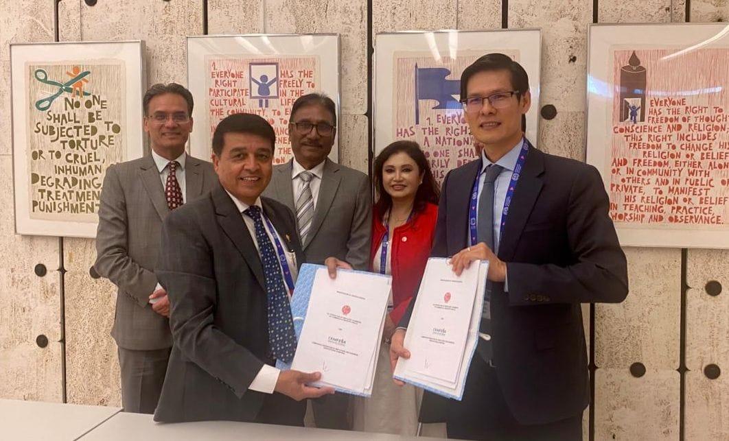 नेपाल र कम्बोडियाबीच व्यापारिक सहकार्य सुदृढ गर्न महासंघ र क्याम्फेबाबीच समझदारीपत्र