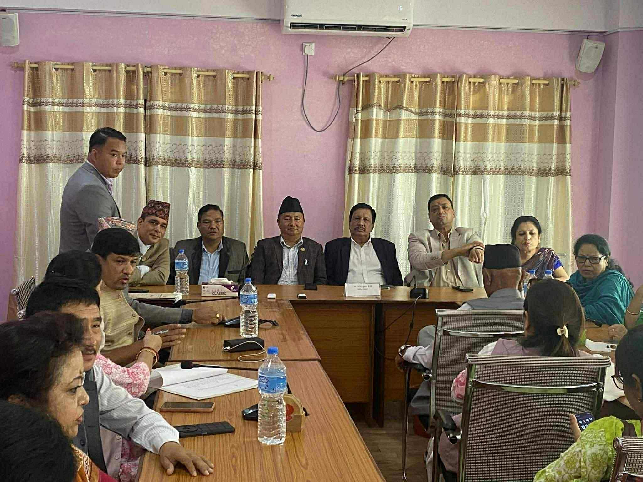 बागमती प्रदेश कांग्रेस संसदीय दलको बैठक जारी