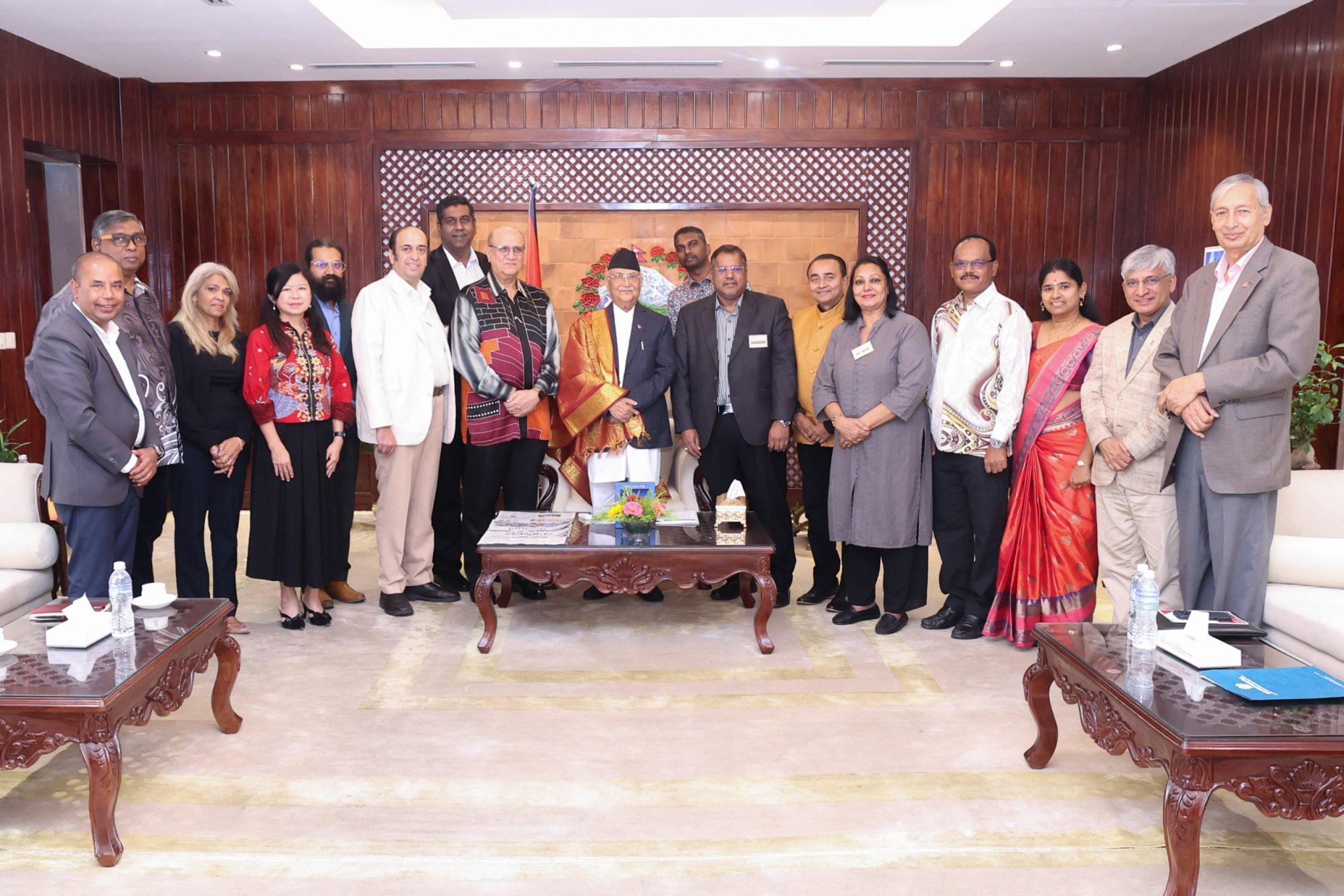 नेपालमा लगानीको सम्भावना विषयमा प्रधानमन्त्री सँग मलेसिया–नेपाल बिजनेस काउन्सिलको छलफल
