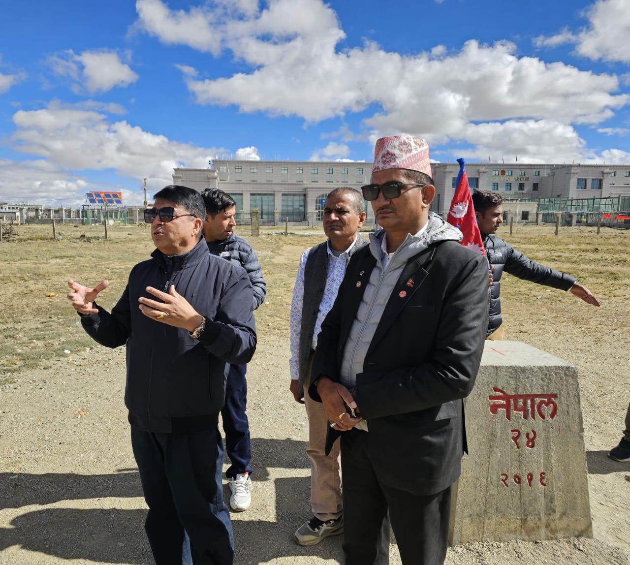 कोरोला नाकाको थप स्तरोन्नति र व्यवस्थित सञ्चालनका अध्यक्ष ढकालको आग्रह