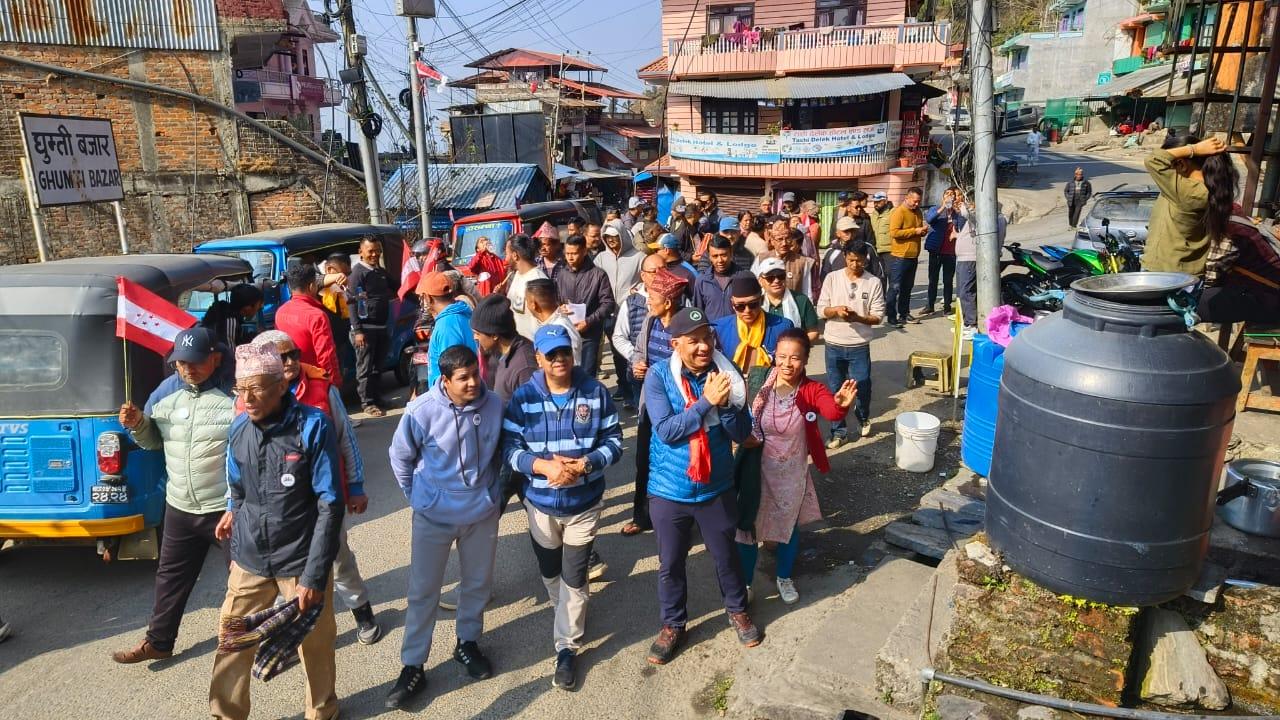 रसुवामा नेपाली काँग्रेसको घरदैलो कार्यक्रम (फोटो फिचर)