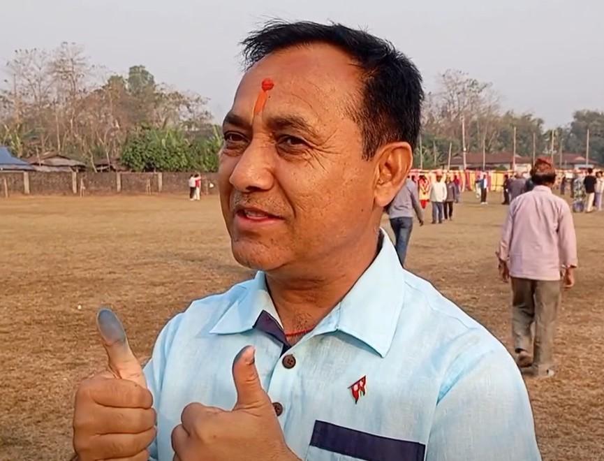 भयरहित वातावरणमा मतदान गरौँ, कांग्रेस सबैभन्दा ठूलो दल बन्दैछ – विश्वप्रकाश शर्मा