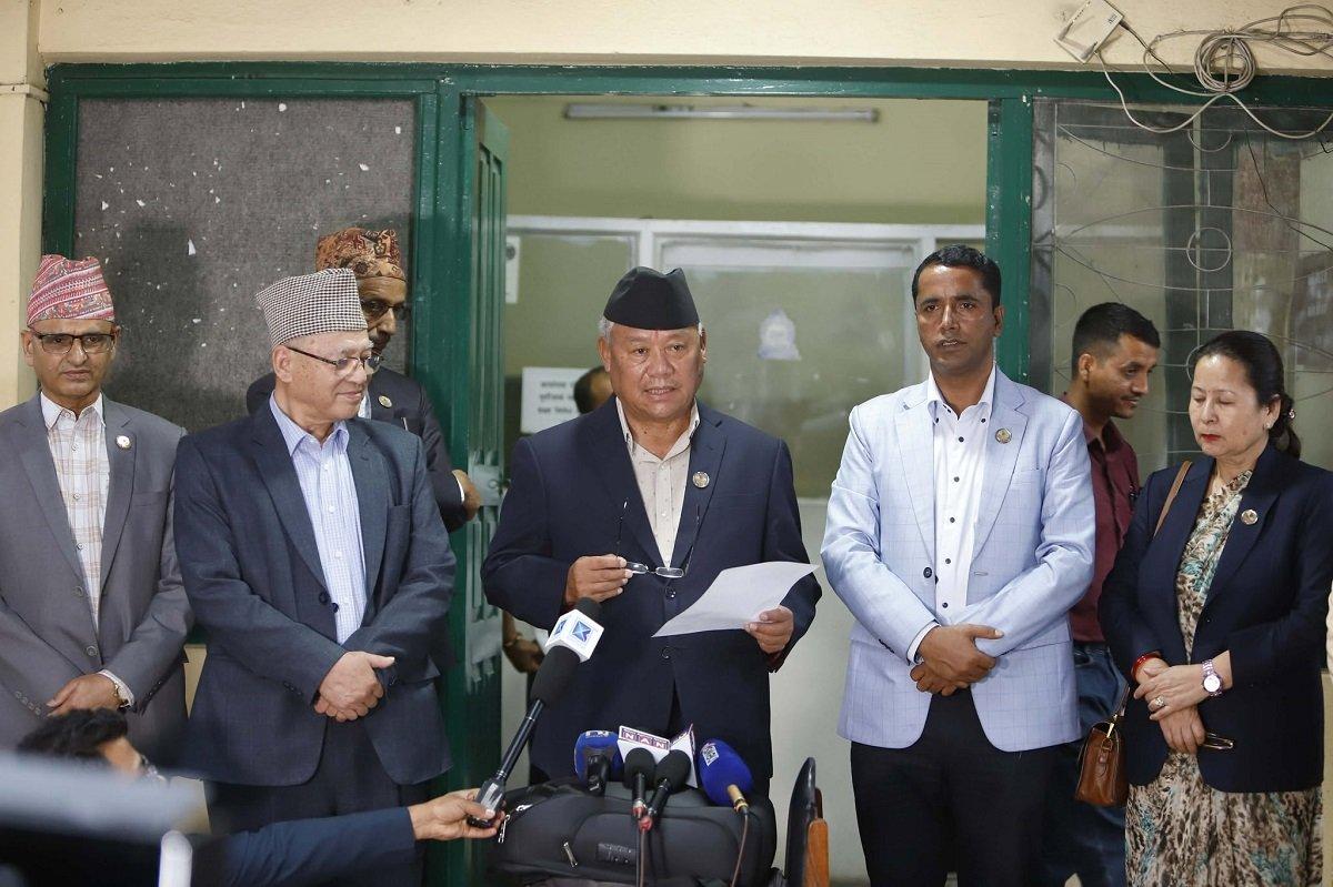 अध्यादेश फिर्ता लिन सरकारलाई विपक्षी दलको आह्वान