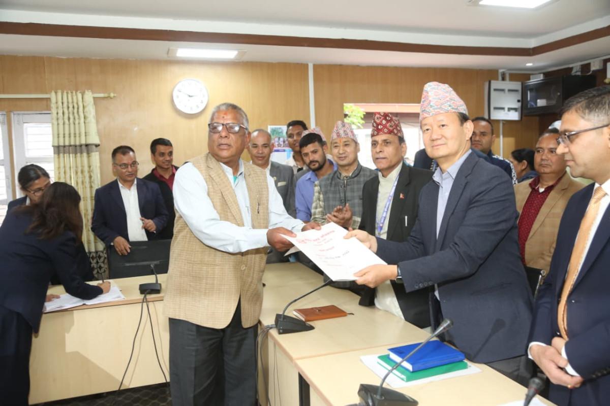 संसदीय समितिका सभापतिको मनोनयन दर्ता