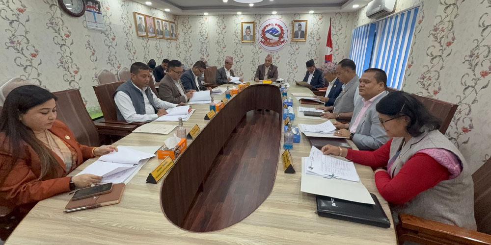 बागमती प्रदेशसभाको हिउँदे अधिवेशन बैठक चैत २४ गते