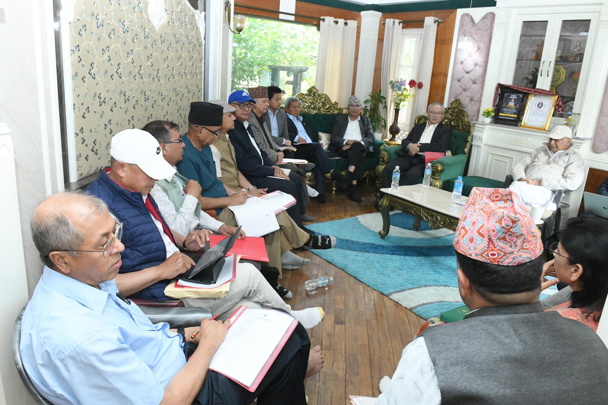 एमाले सचिवालय बैठक आज पनि जारी