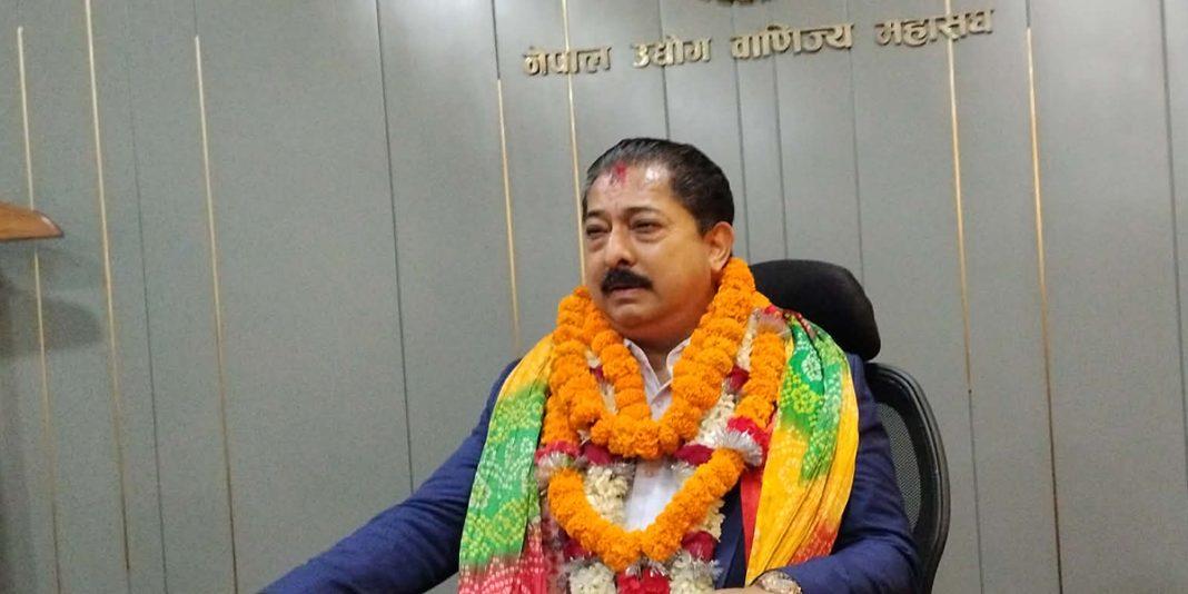 महासंघका अध्यक्ष अन्जन श्रेष्ठले गरे पदबहाली