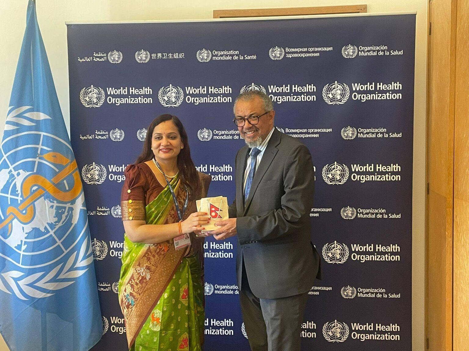 ‘विश्व स्वास्थ्य सङ्गठन सधैँ नेपालसँग सहकार्य र सहयोगका लागि प्रतिबद्ध’