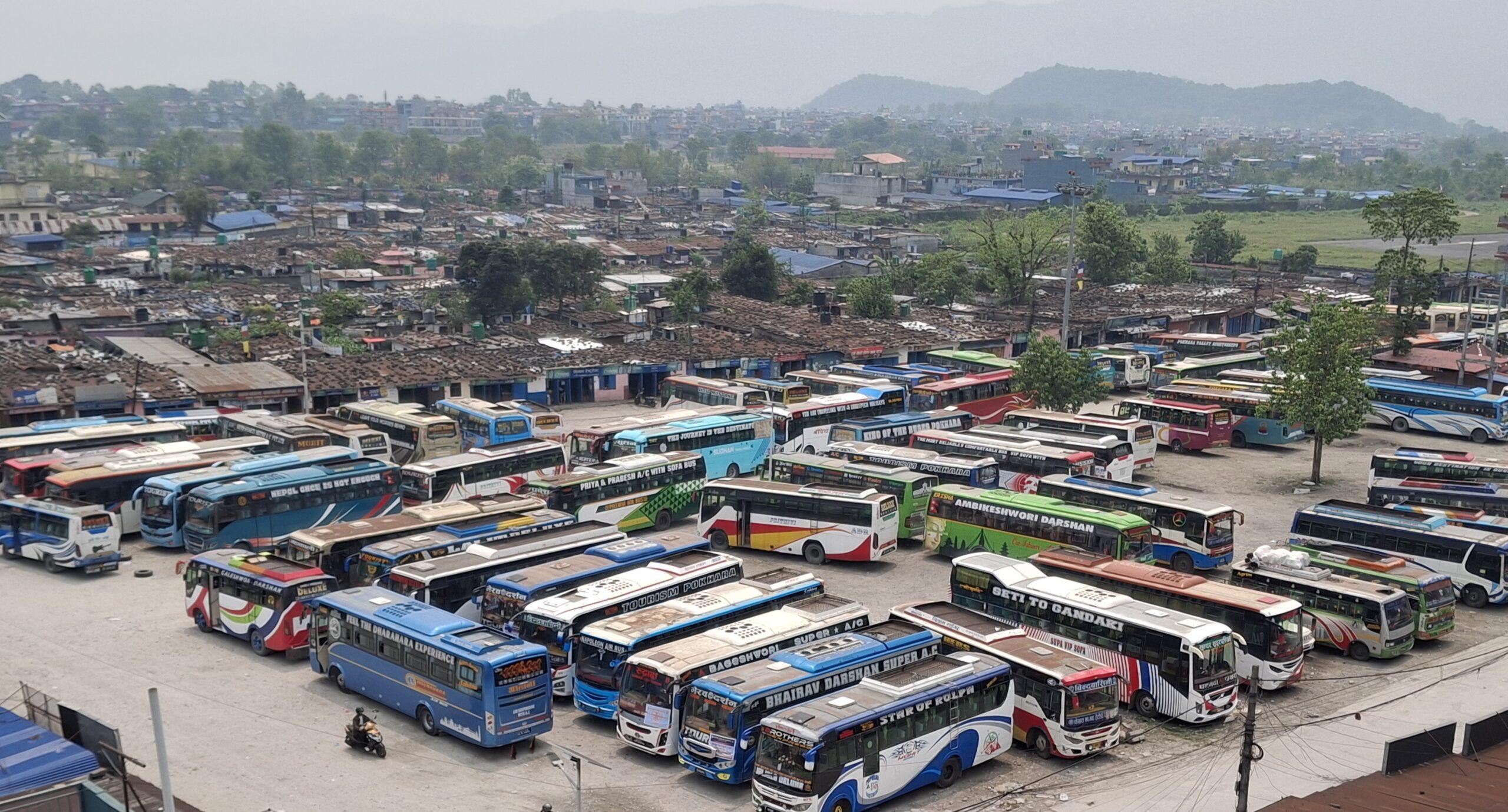 पोखरा बसपार्क क्षेत्रका अतिक्रमित संरचना हटाउन निर्देशन