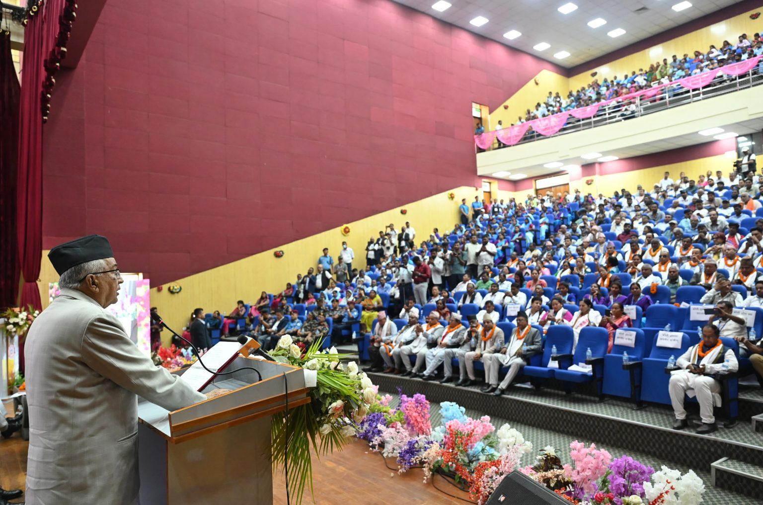 गणतन्त्रमा स्थानीय सरकारको महत्त्व र गरिमा व्यापक हुन्छ : राष्ट्रपति पौडेल