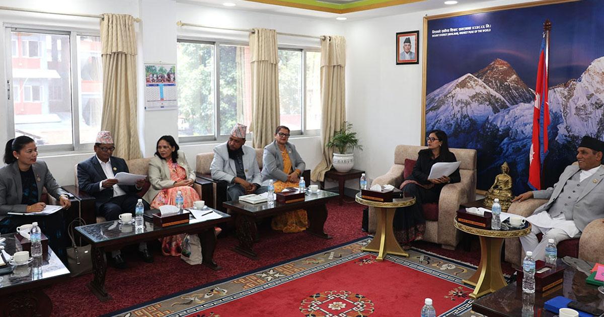 राष्ट्रियसभामा दलका नेताहरुले सम्बोधन गर्ने