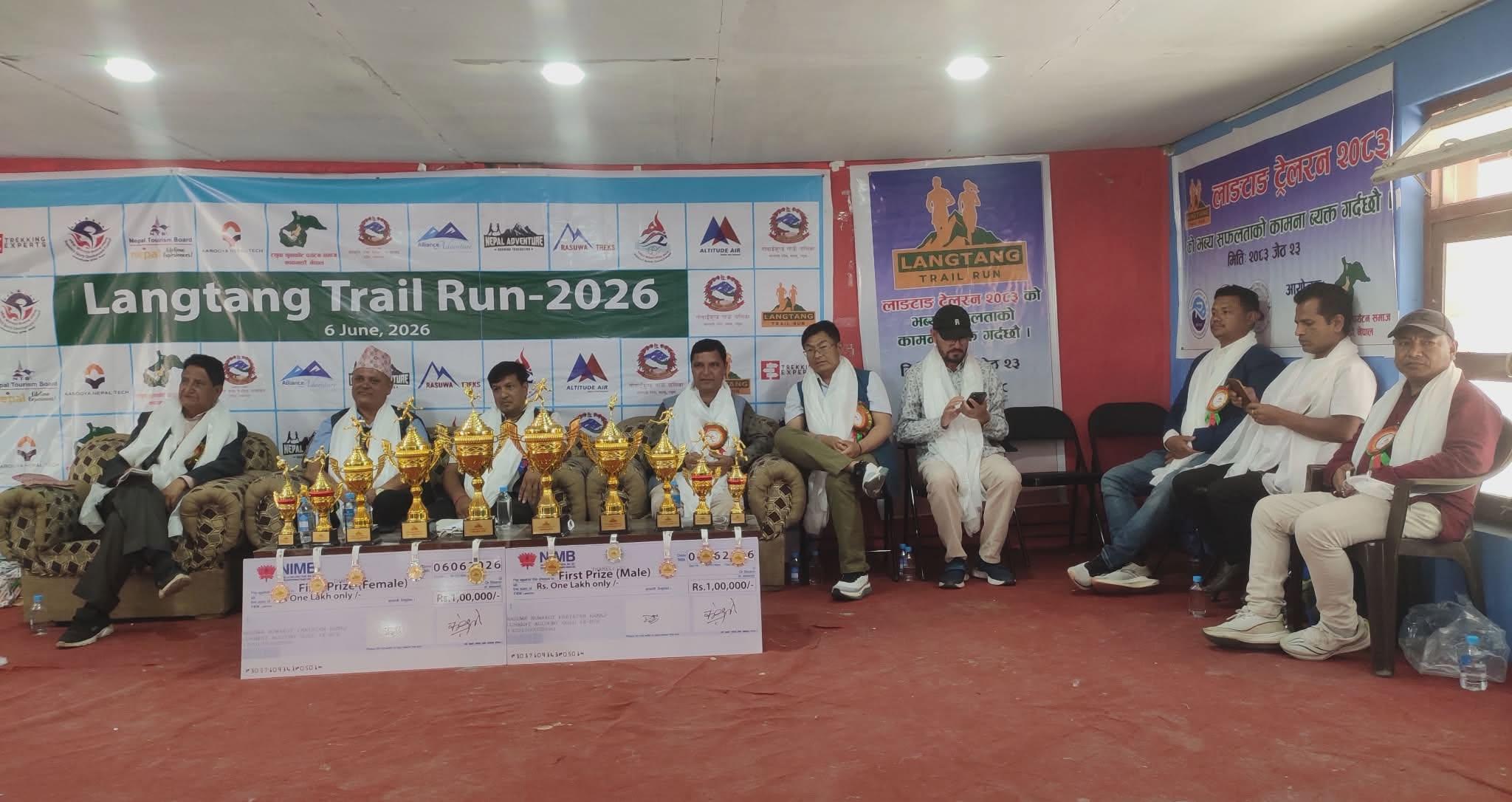 मिलन र अन्जुलीले जिते लाङटाङ ट्रेल रन