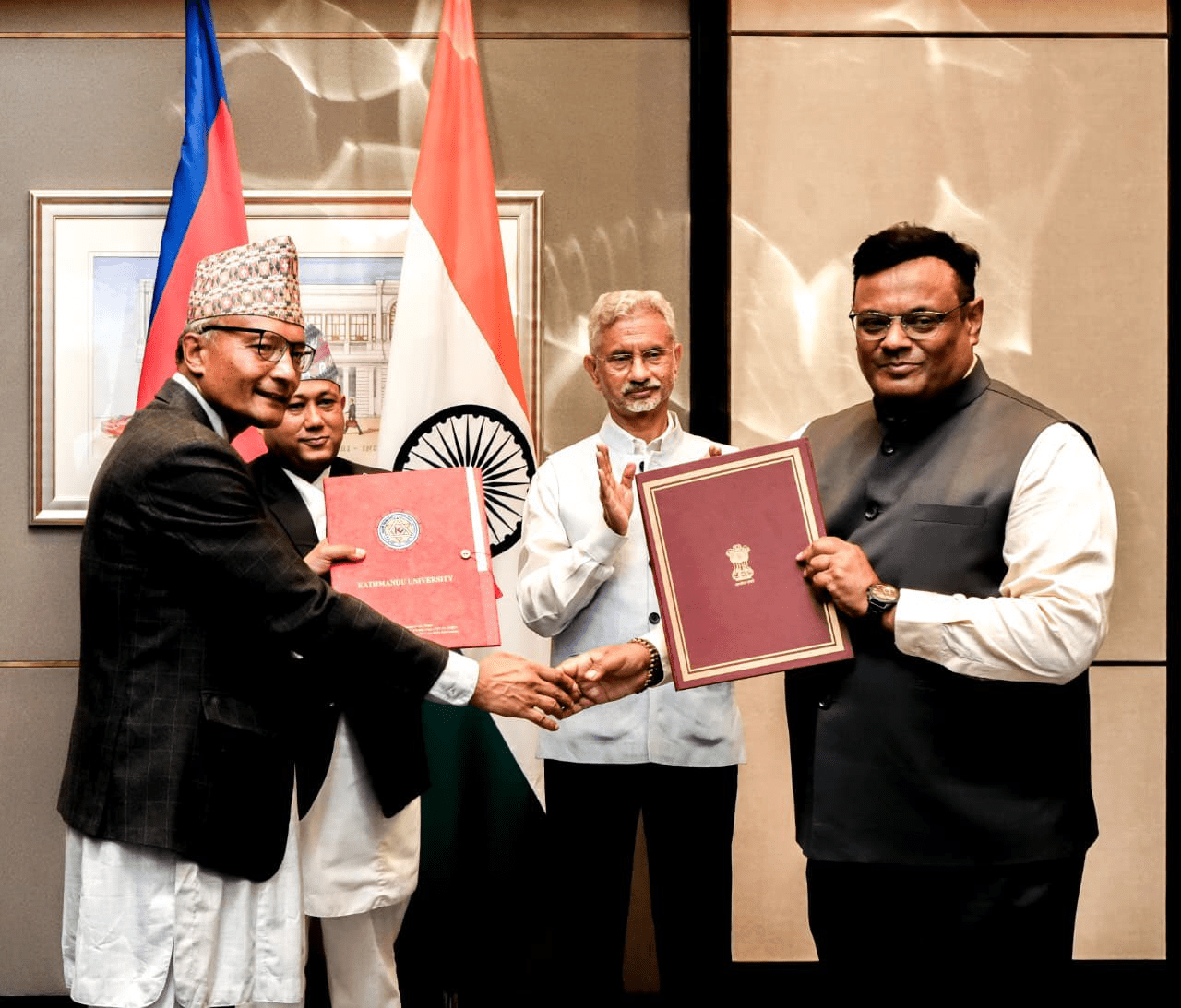 भारतद्वारा पुनर्निर्माण सम्पन्न परियोजना हस्तान्तरण